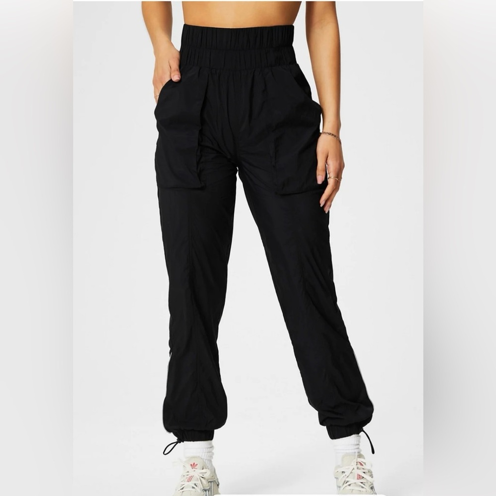 Fabletics Ultra High-Waisted Piped Nylon Pants
